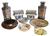 NINE PIECE ASIAN LOT, TO INCLUDE A PAIR