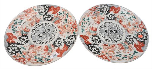 A PAIR OF LARGE JAPANESE PORCELAIN 3764fb