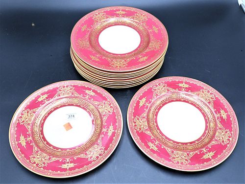 SET OF 12 ROYAL WORCESTER FOR TIFFANY 3765b4