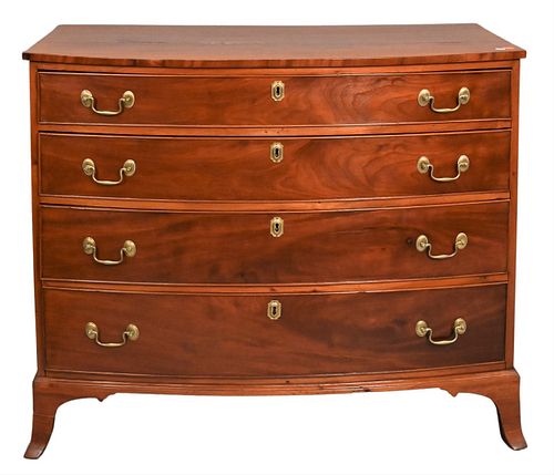 FEDERAL MAHOGANY FOUR DRAWER CHESTFederal 3767ca