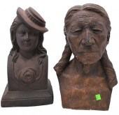 TWO BUSTSTwo Busts, to include a cast