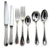 89 PIECE CHRISTOFLE SILVER PLATED FLATWARE
