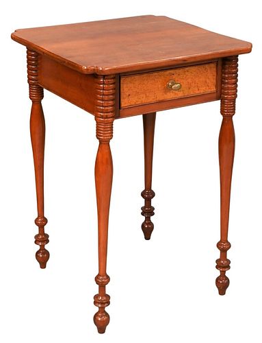 FEDERAL CHERRY ONE DRAWER STAND,