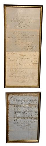 GROUP OF 1865 HAND WRITTEN LETTERS 3771f8