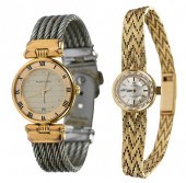 OMEGA 18KT. WATCH AND CHARRIOL WATCHOmega,