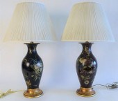 GROUP OF FIVE TABLE LAMPS, TO INCLUDE