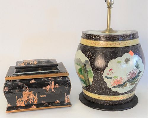 EIGHT PIECE GROUP OF ORIENTAL LACQUERED 37a240
