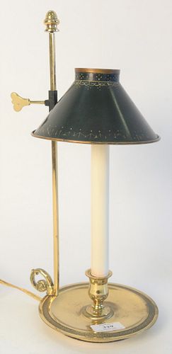 SMALL BRASS BOUILLOTTE TABLE LAMP  37a27d