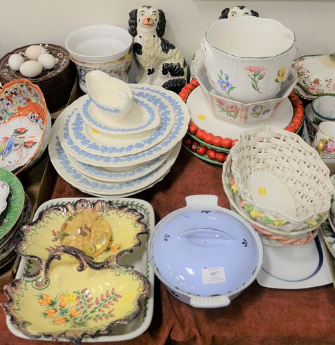 LARGE GROUPING OF PORCELAIN AND 37a3bf