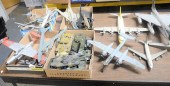 A LARGE GROUP OF MODEL AIRPLANES AND