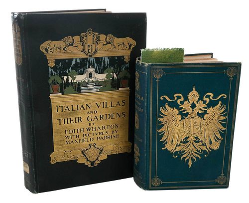 TWO BOOKS ON ITALIAN GARDENSItalian 37a70a