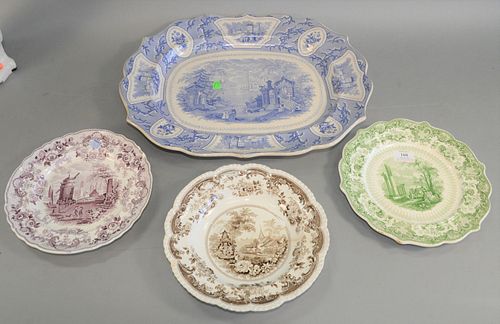 GROUP OF STAFFORDSHIRE TRANSFERWARE 37a86a