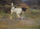 WRIGHT BARKER (1864 - 1941) JACK RUSSELL