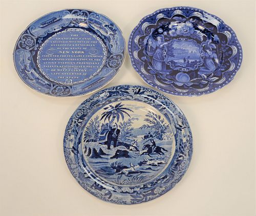 GROUP OF THREE HISTORICAL BLUE 37b0a6