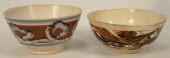 TWO PEARLWARE MOCHA BOWLS TO INCLUDE 37b193