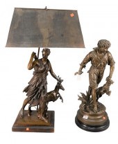 TWO PIECE LOT, TO INCLUDE BRONZE TWO