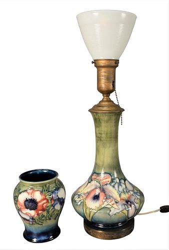 MOORCROFT TWO PIECE LOT TO INCLUDE 378e9a