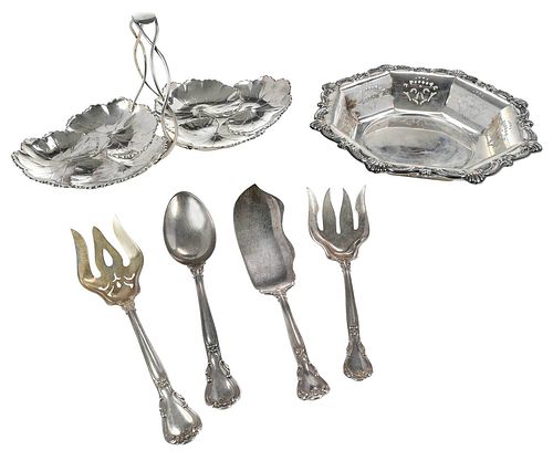 SIX PIECES STERLING HOLLOWWARE 379052