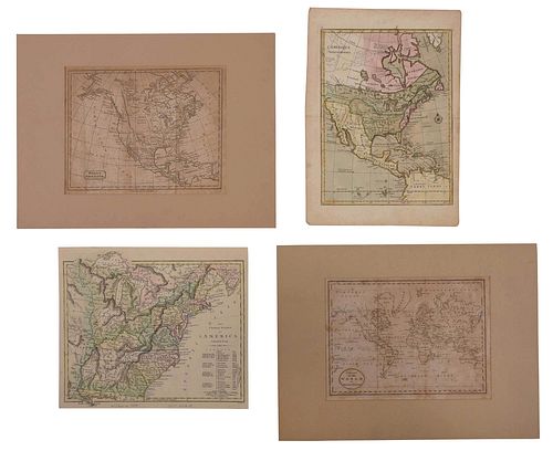 THREE MAPS OF NORTH AMERICA ONE 3790dd
