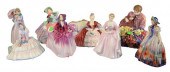 EIGHT PIECE GROUP OF ROYAL DOULTON 379204