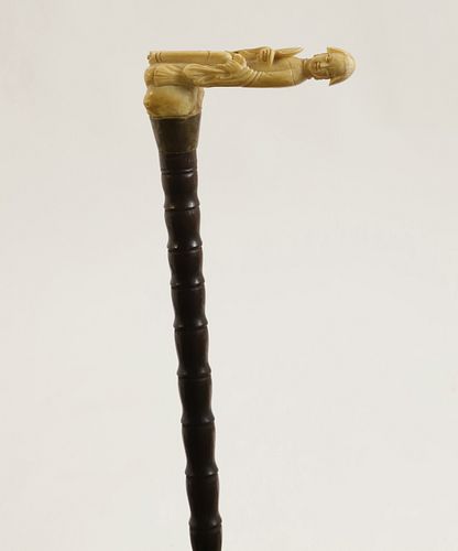 CHINESE EXPORT CANE CIRCA 1900Chinese 37c62a