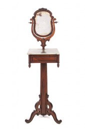 ROSEWOOD VICTORIAN SHAVING STANDRosewood