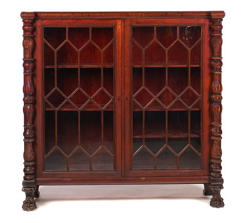 ACANTHUS CARVED EMPIRE BOOKCASEAcanthus 37cd1c