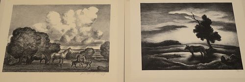 RARE GROUP OF SIX ETCHINGS AND 37b1d7