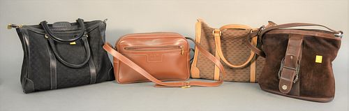 FOUR GUCCI PURSES TO INCLUDE BLACK 37b315
