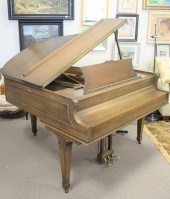 CHICKERING BABY GRAND PIANO, REFINISHED.Chickering