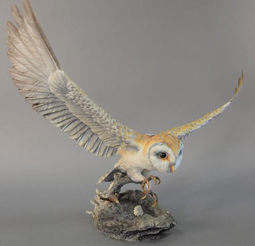 BOEHM BARN OWL WITH OUTSTRETCHED 37b36f