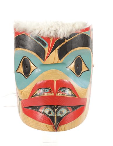 KWAGUILTH FROG TOTEM MASK BY M  37b80c