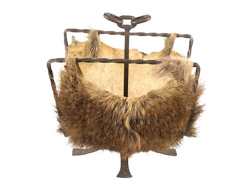 COYOTE HIDE LINED WROUGHT IRON 37b8d5