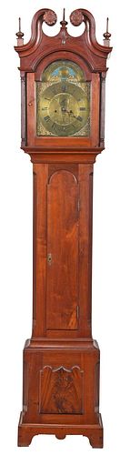 AMERICAN CHIPPENDALE WALNUT TALL 37bc71