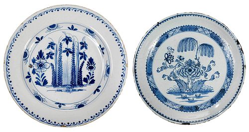 TWO ENGLISH DELFTWARE BLUE AND 37bee2