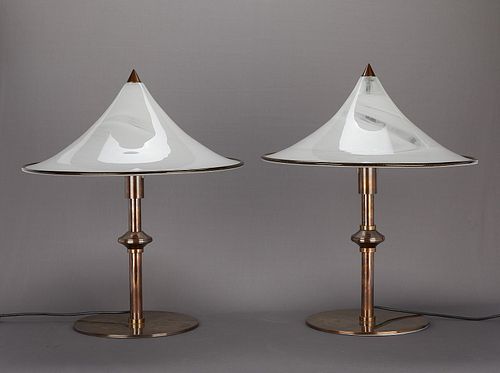 ITALIAN MURANO TABLES LAMPS ATTR  37e8fa