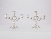 PAIR OF STERLING SILVER CANDLESTICKS 37eb27