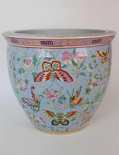 CHINESE PORCELAIN JARDINIERE 20TH 37eb81