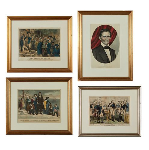 4 CURRIER & IVES AMERICAN HISTORY
