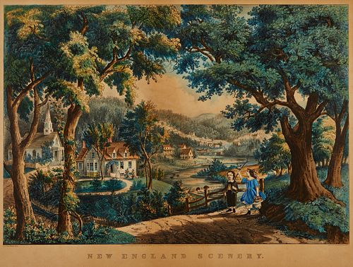 CURRIER IVES NEW ENGLAND SCENERY  37ef18