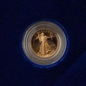1996 PROOF AMERICAN EAGLE 1/10 OZ GOLD