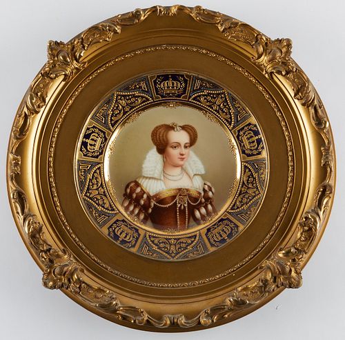 ROYAL VIENNA CABINET PLATE BY WAGNER 37f37b