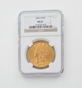 1895 S 20 GOLD LIBERTY HEAD DOUBLE 37f6f8