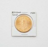 1924 $20 GOLD SAINT-GAUDENS COINGold