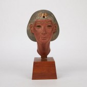 CARVED WOODEN EGYPTIAN   37fae7