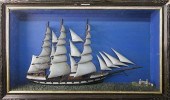 19TH CENTURY SHIP DIORAMA OF THE PACKET