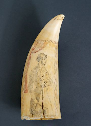 WHALEMAN SCRIMSHAWED AND POLYCHROME 37fc5d