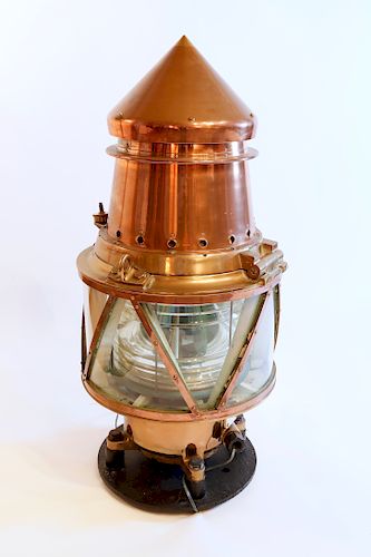 LARGE COPPER AND BRASS MARITIME 37ff12