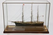 CASED MODEL OF THE 1852 CLIPPER SHIP