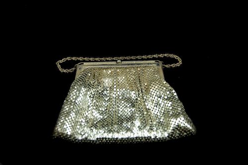 WHITING AND DAVIS SILVER MESH PURSE 37dc8d